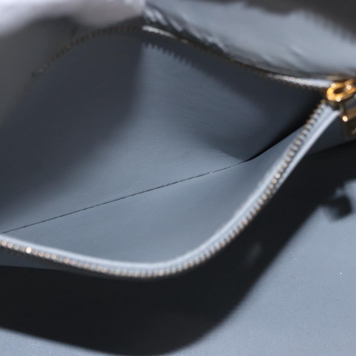 LOUIS VUITTON Monogram Vernis Houston Hand Bag Gris M91053 LV Auth ep14753
