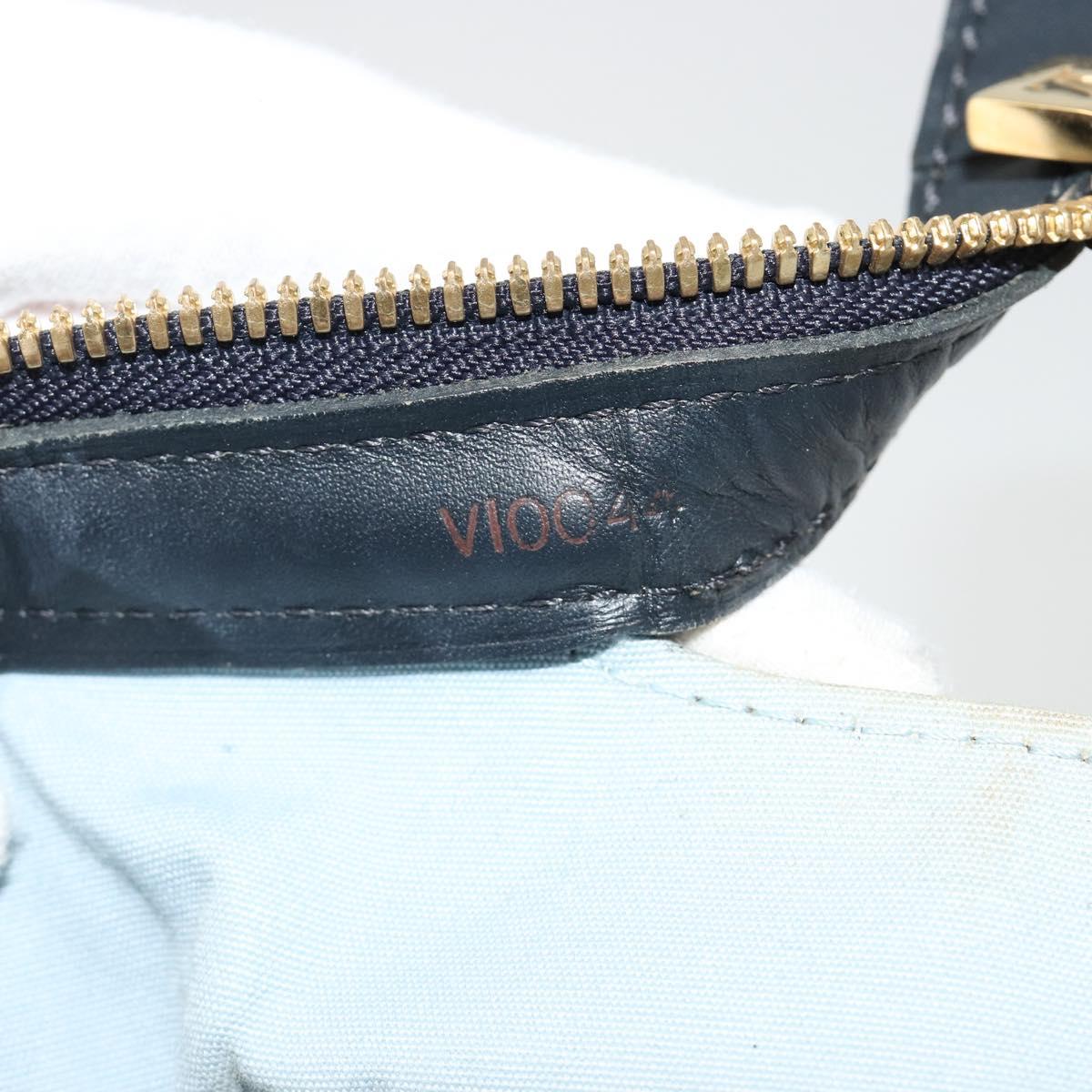 LOUIS VUITTON Monogram Mini Josephine GM Hand Bag Blue M92211 LV Auth ep14758