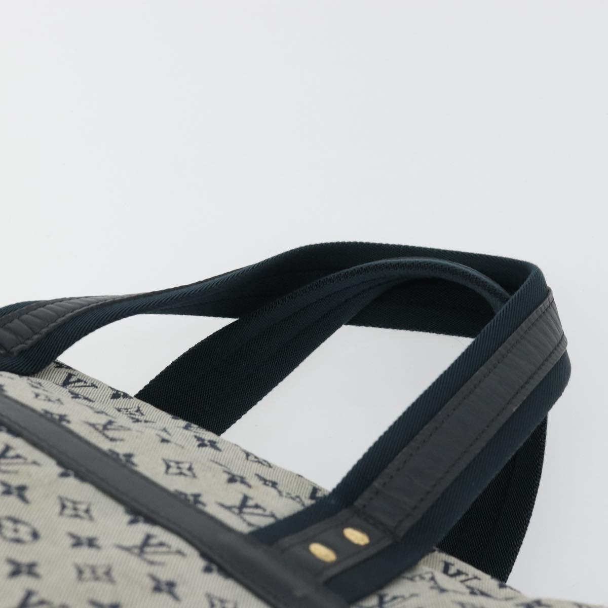LOUIS VUITTON Monogram Mini Josephine GM Hand Bag Blue M92211 LV Auth ep14758