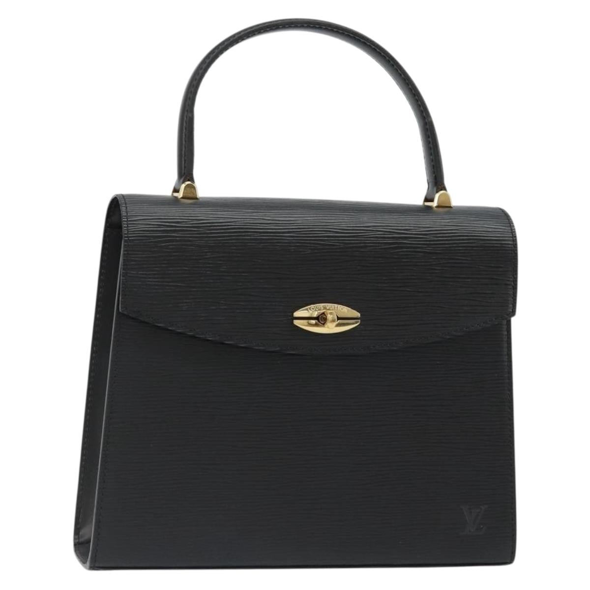 LOUIS VUITTON Epi Malesherbes Hand Bag Black M52372 LV Auth ep14760A