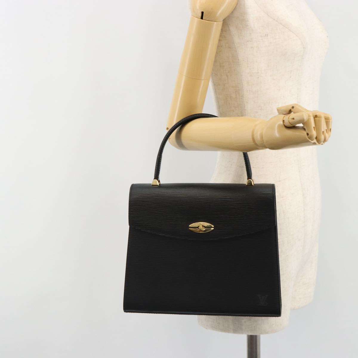 LOUIS VUITTON Epi Malesherbes Hand Bag Black M52372 LV Auth ep14760A