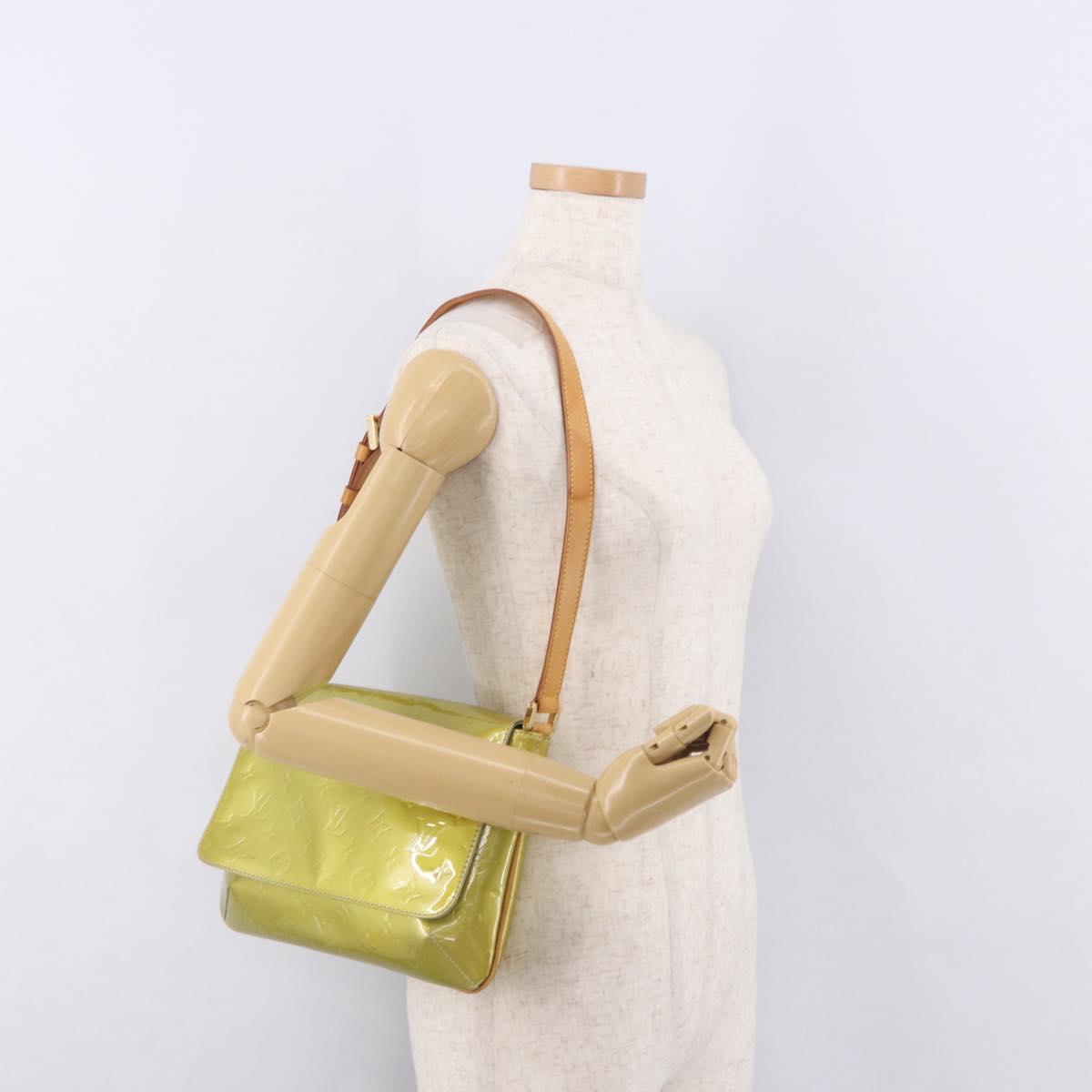 LOUIS VUITTON Monogram Vernis Thompson Street Bag Gris M91008 LV Auth ep14761