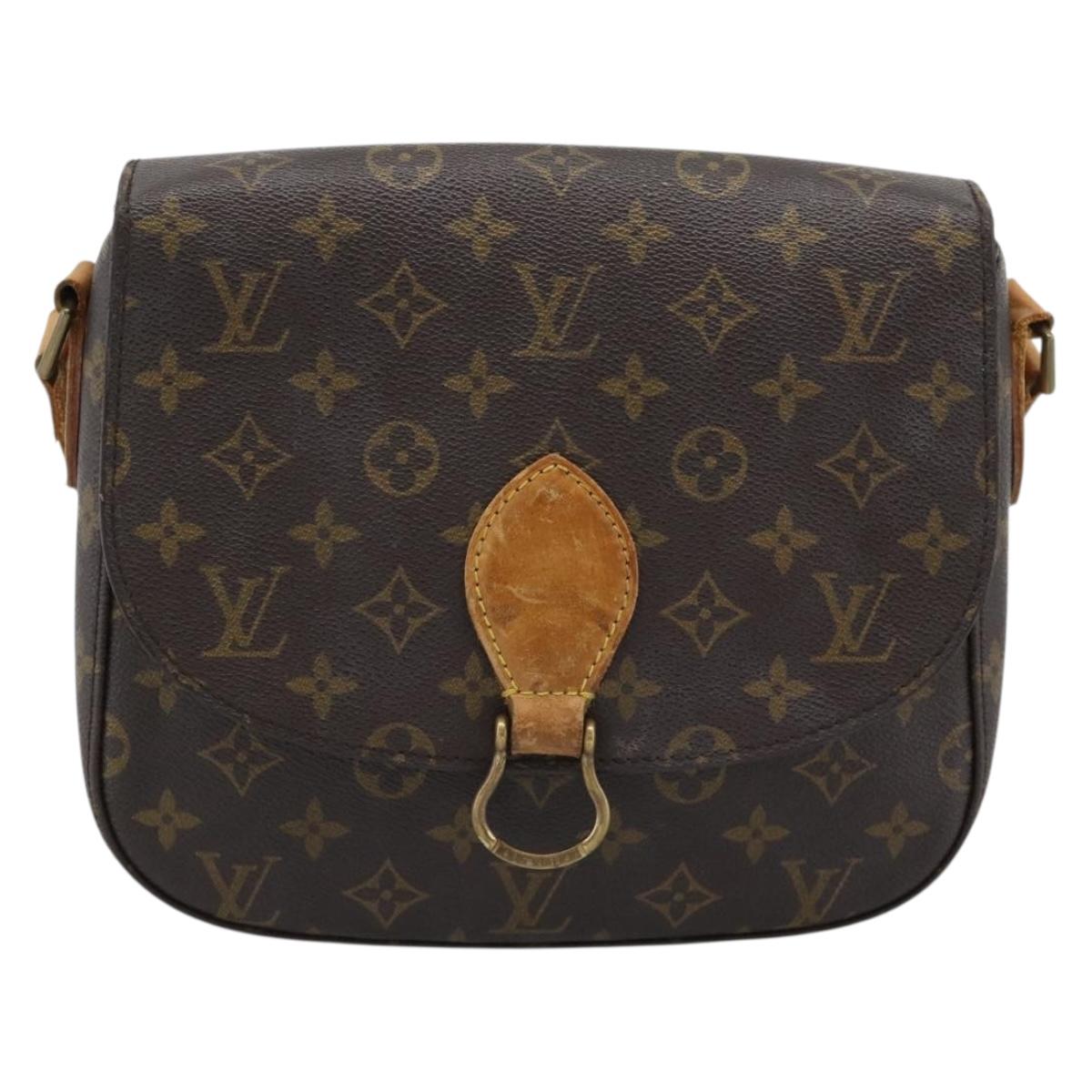 LOUIS VUITTON Monogram Saint Cloud GM Shoulder Bag M51242 LV Auth ep14762