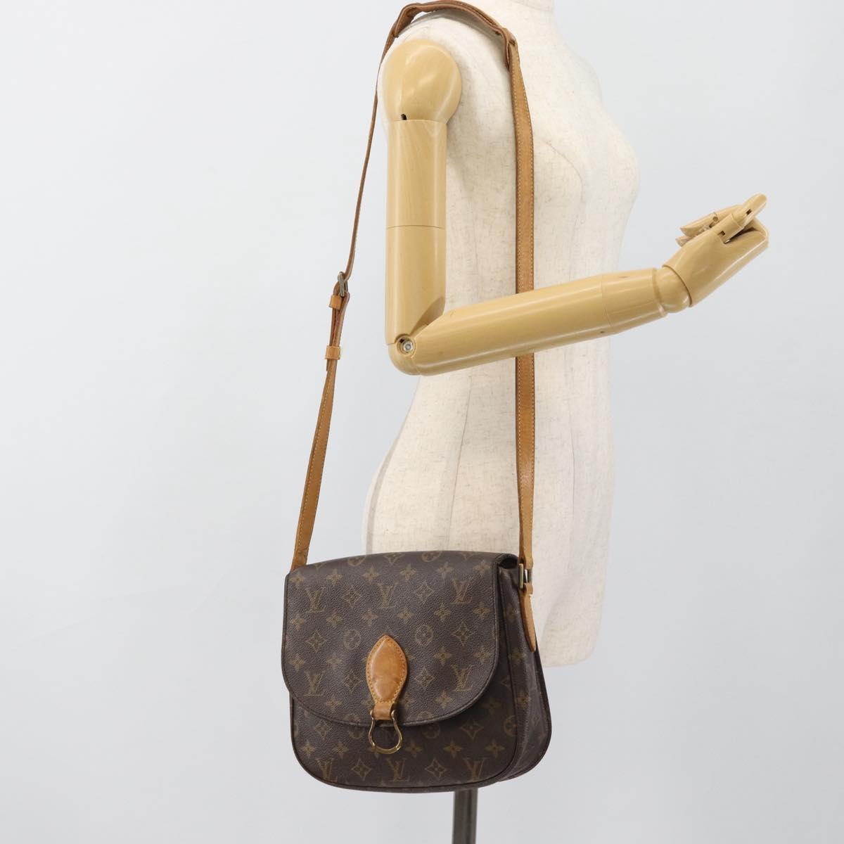 LOUIS VUITTON Monogram Saint Cloud GM Shoulder Bag M51242 LV Auth ep14762