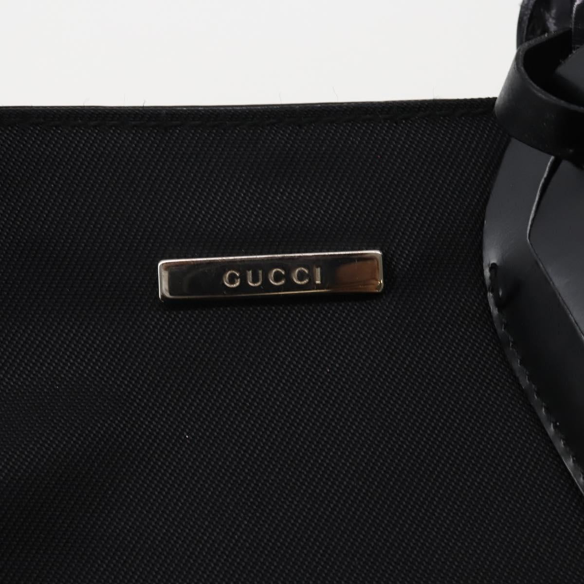 GUCCI Hand Bag Canvas 2way Black Silver 019 2020 0282 08 Auth ep14763