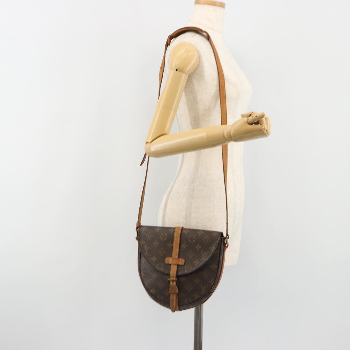 LOUIS VUITTON Monogram Chantilly MM Shoulder Bag M51233 LV Auth ep14764