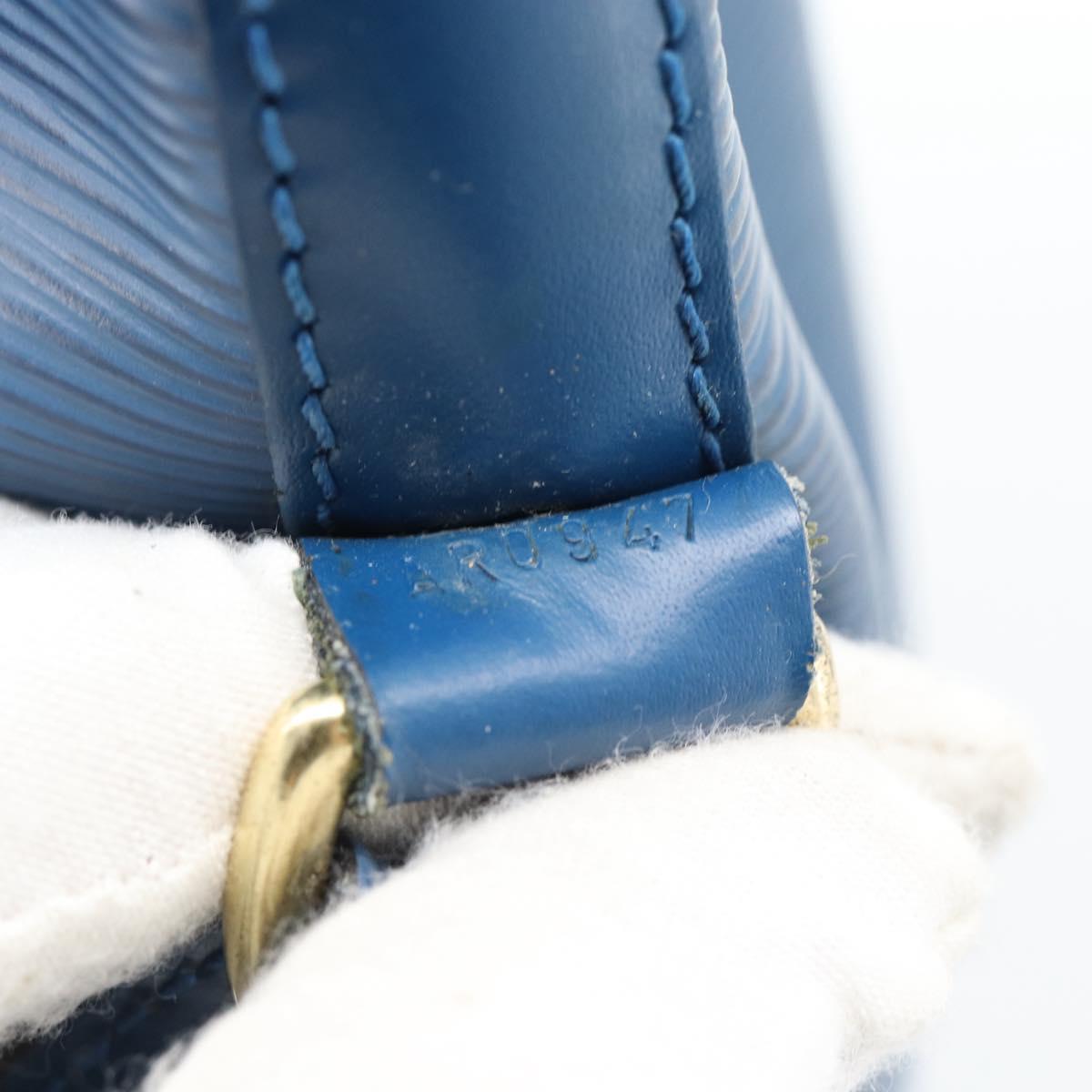 LOUIS VUITTON Epi Petit Noe Shoulder Bag Blue M44105 LV Auth ep14776