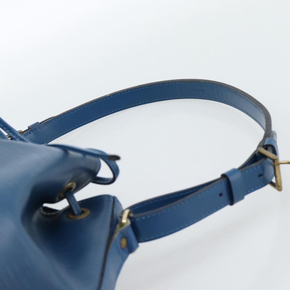 LOUIS VUITTON Epi Petit Noe Shoulder Bag Blue M44105 LV Auth ep14776