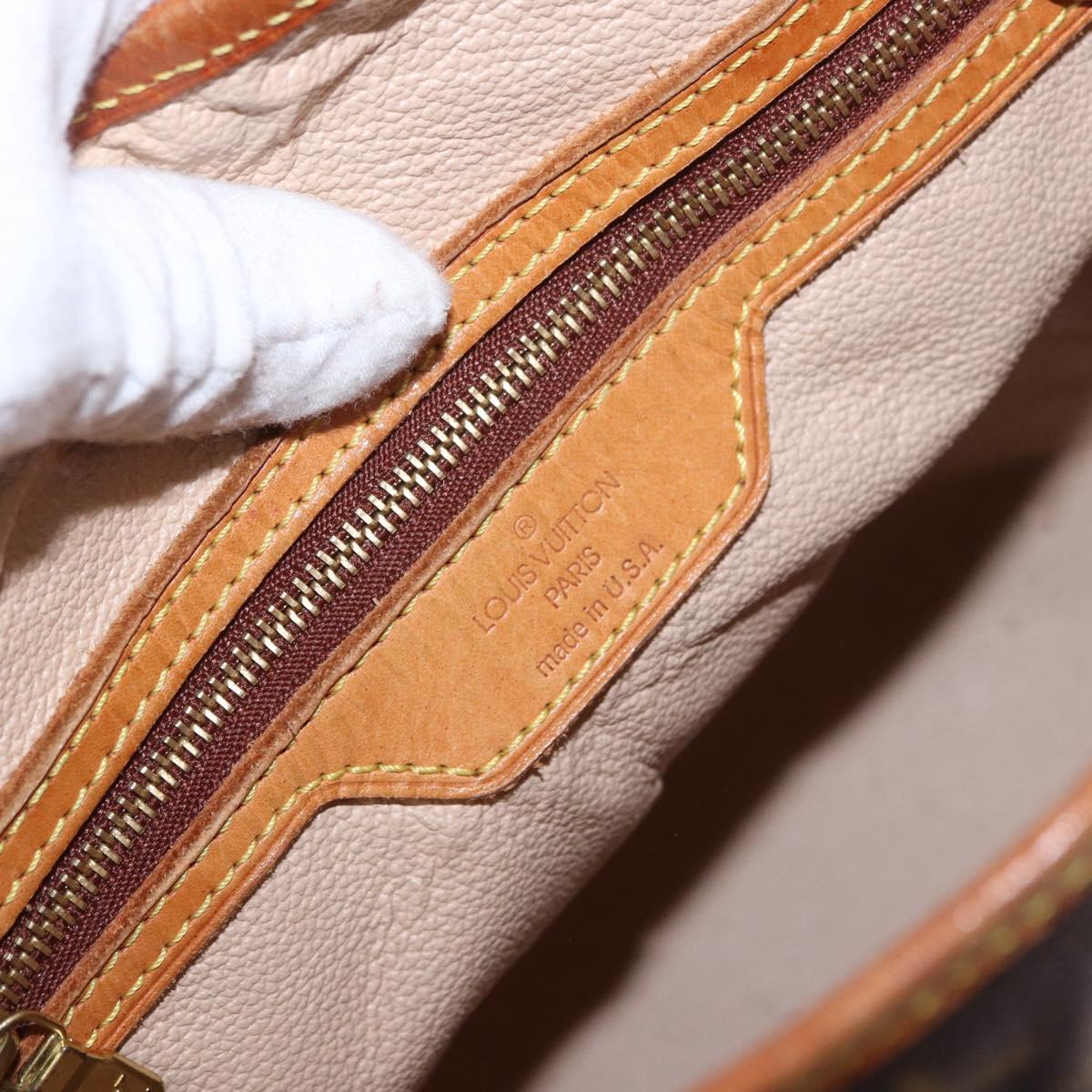 LOUIS VUITTON Monogram Bucket PM Shoulder Bag M42238 LV Auth ep14782