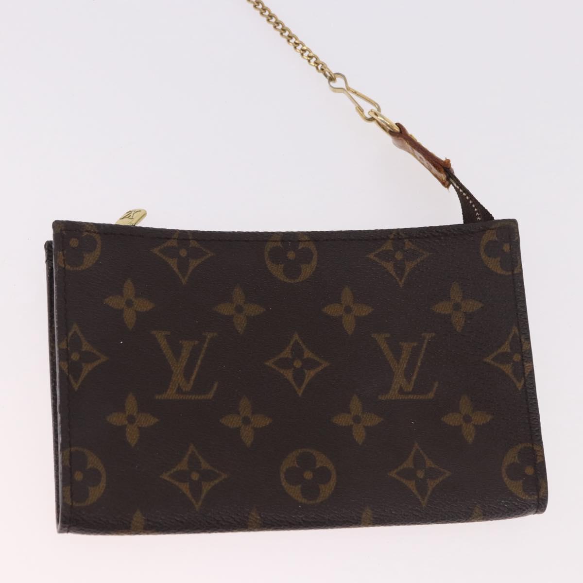 LOUIS VUITTON Monogram Bucket PM Shoulder Bag M42238 LV Auth ep14782