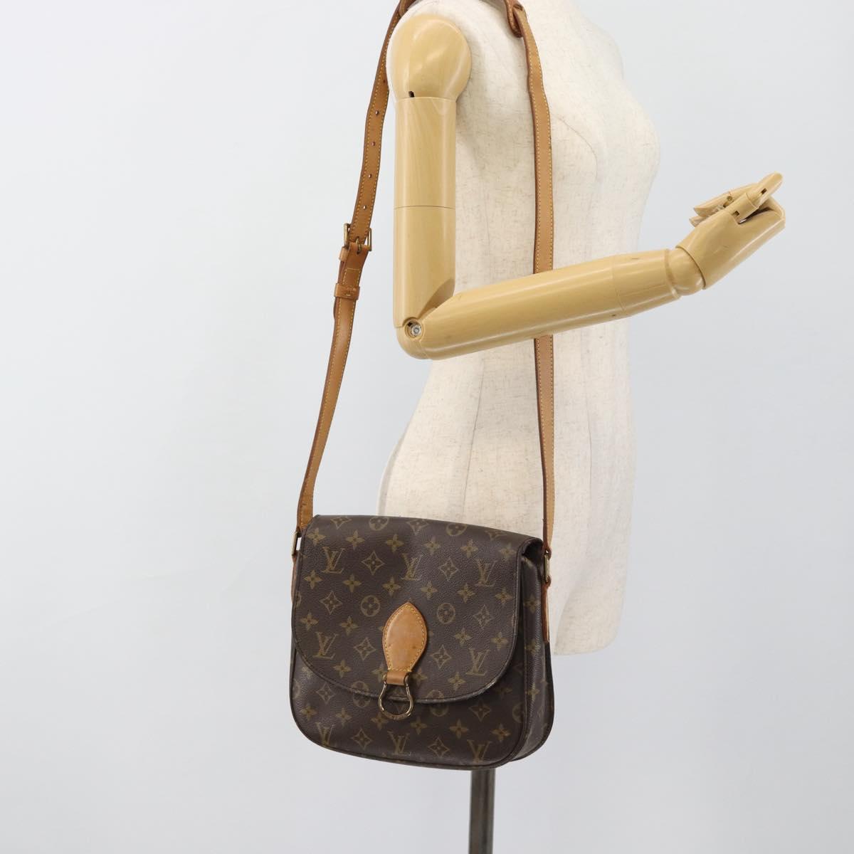 LOUIS VUITTON Monogram Saint Cloud GM Shoulder Bag M51242 LV Auth ep14790