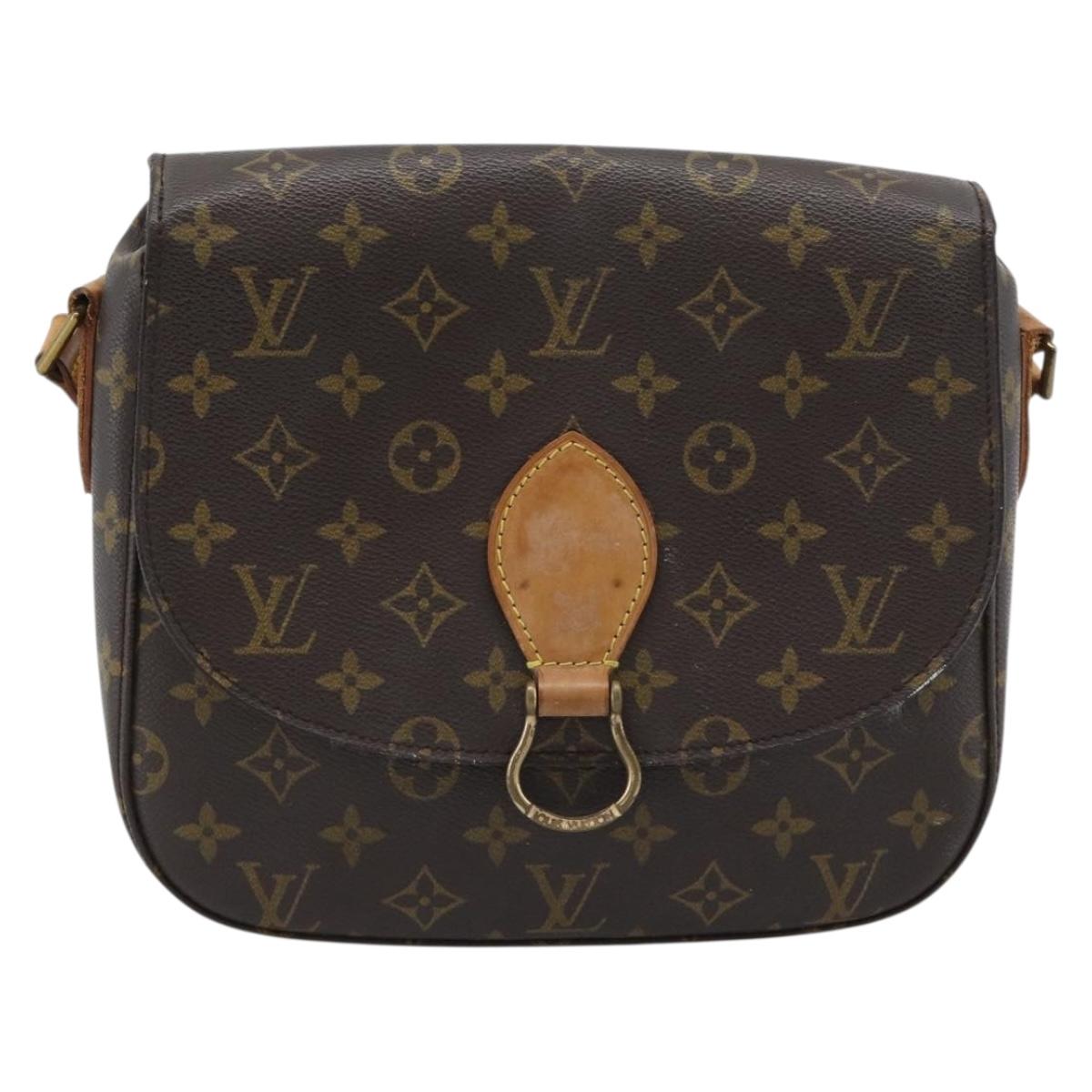 LOUIS VUITTON Monogram Saint Cloud GM Shoulder Bag M51242 LV Auth ep14790