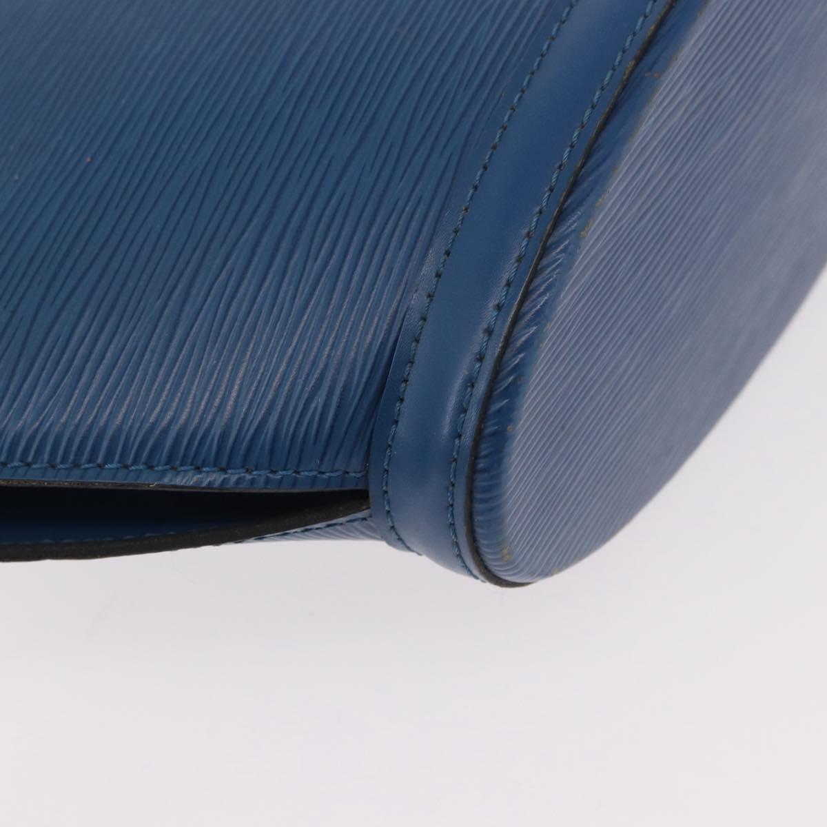 LOUIS VUITTON Epi Saint Jacques Shoulder Bag Blue M52275 LV Auth ep14793