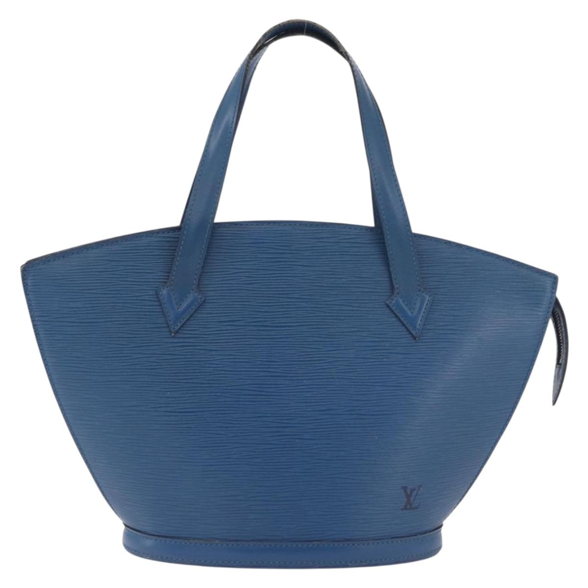 LOUIS VUITTON Epi Saint Jacques Shoulder Bag Blue M52275 LV Auth ep14793
