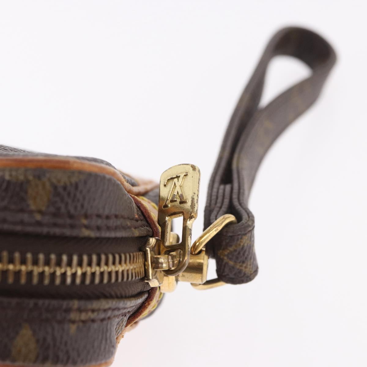 LOUIS VUITTON Monogram Marly Dragonne PM Clutch Bag M51827 LV Auth ep14798