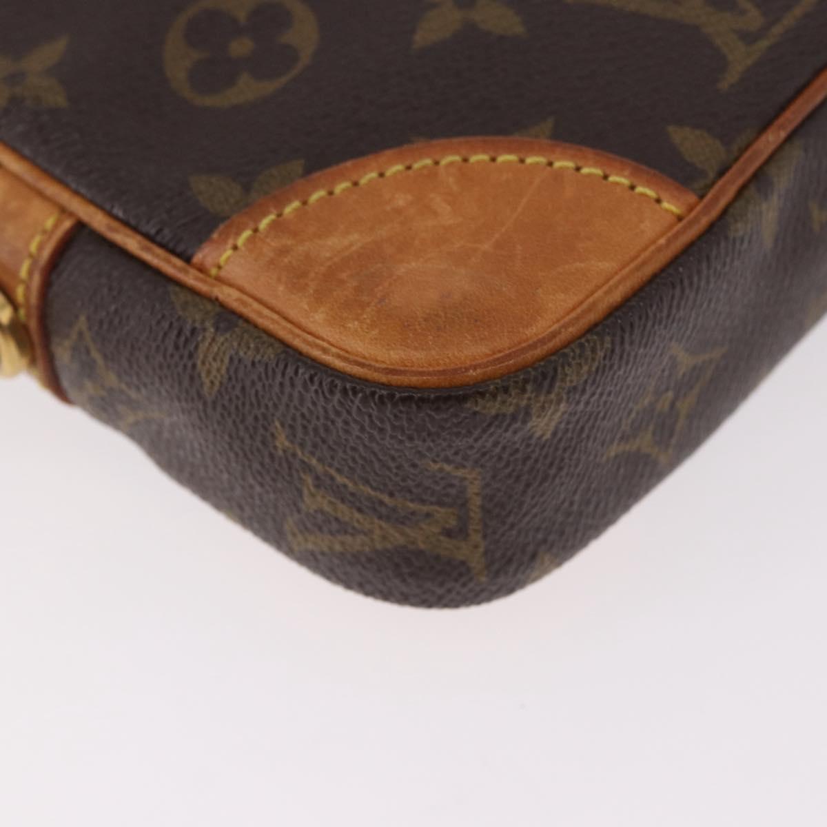 LOUIS VUITTON Monogram Marly Dragonne PM Clutch Bag M51827 LV Auth ep14798