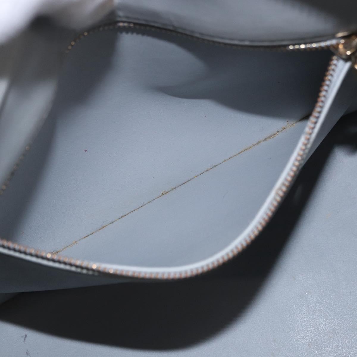 LOUIS VUITTON Monogram Vernis Houston Hand Bag Gris M91053 LV Auth ep14804
