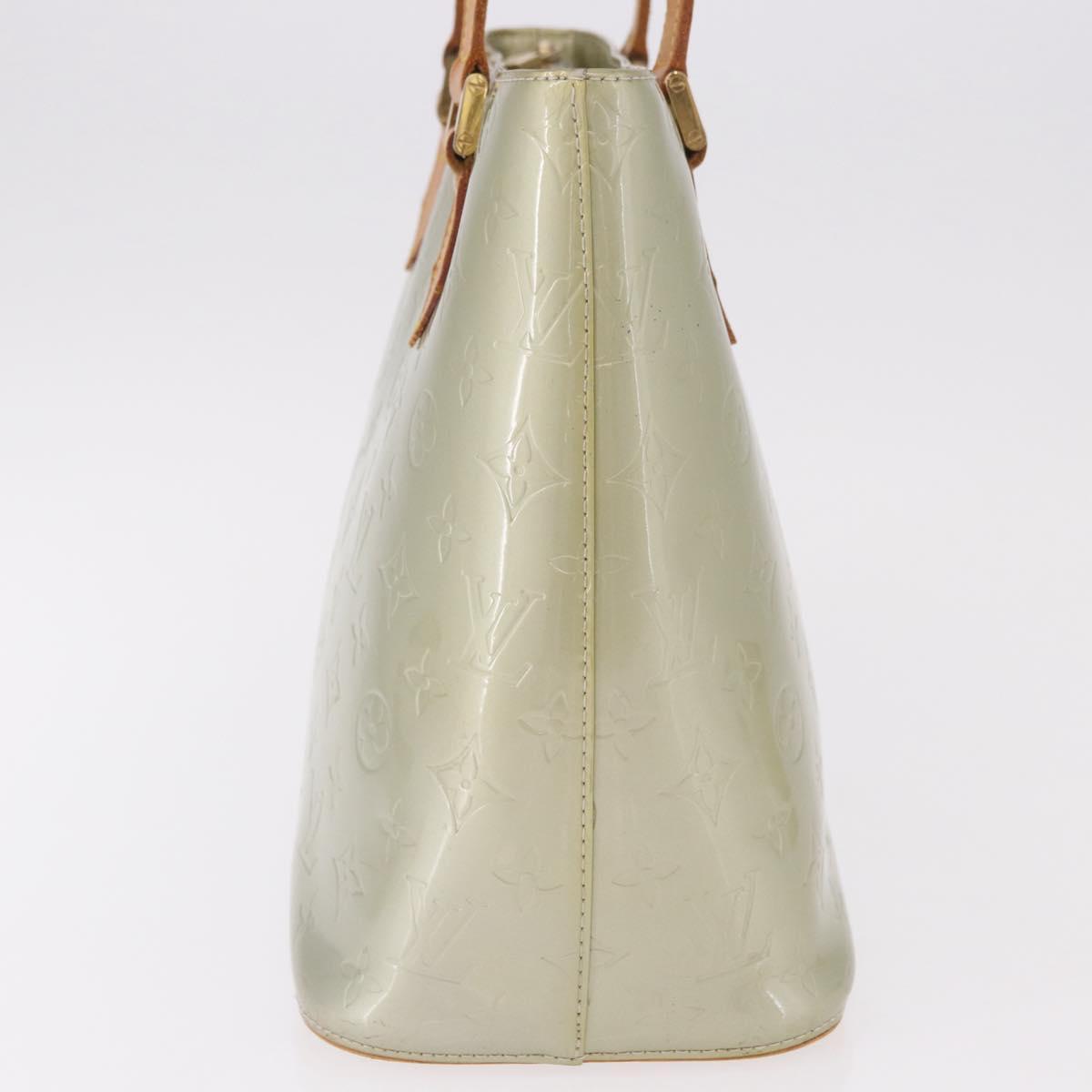 LOUIS VUITTON Monogram Vernis Houston Hand Bag Gris M91053 LV Auth ep14804