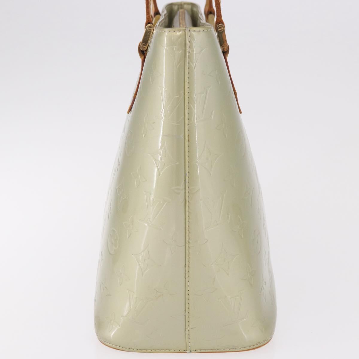 LOUIS VUITTON Monogram Vernis Houston Hand Bag Gris M91053 LV Auth ep14804