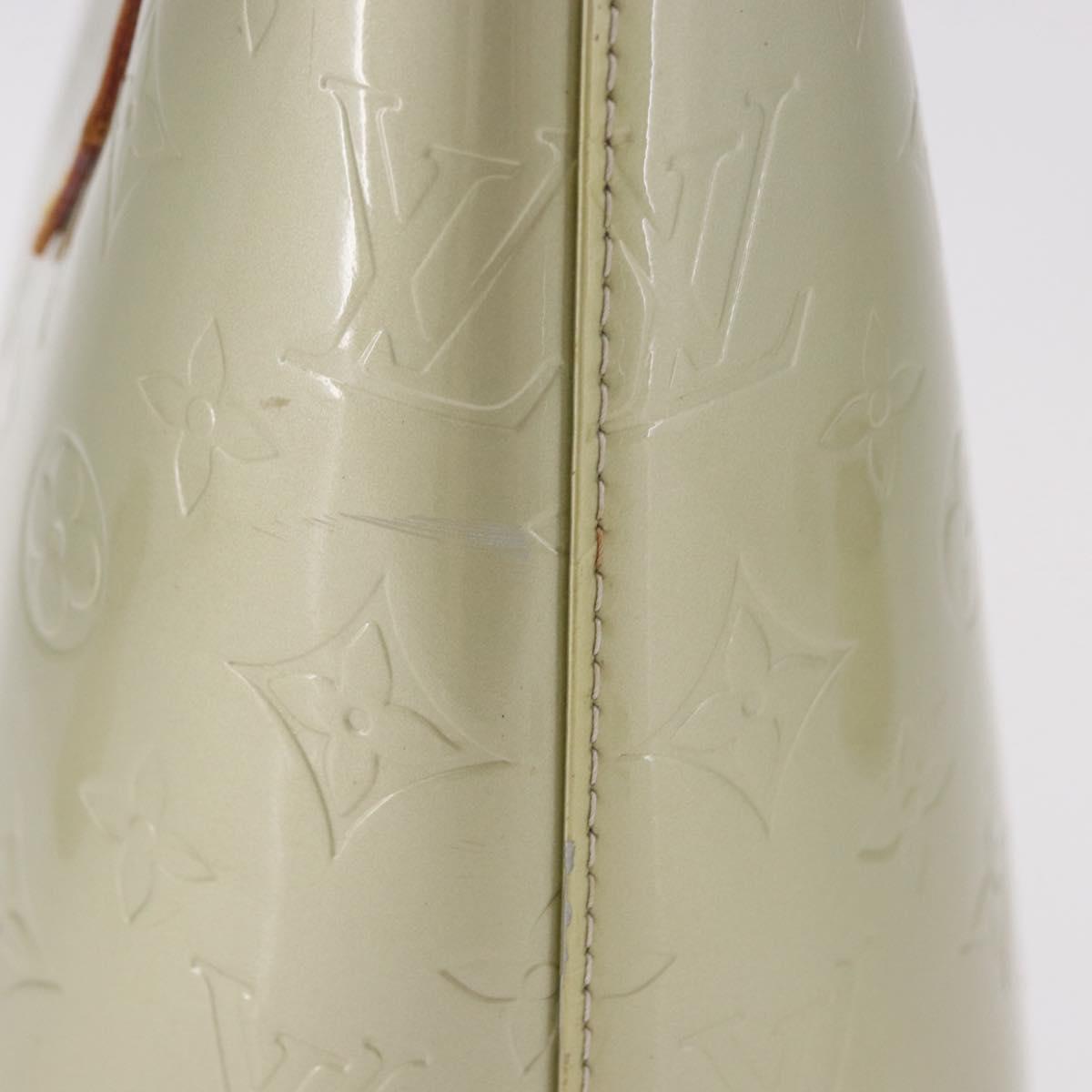 LOUIS VUITTON Monogram Vernis Houston Hand Bag Gris M91053 LV Auth ep14804