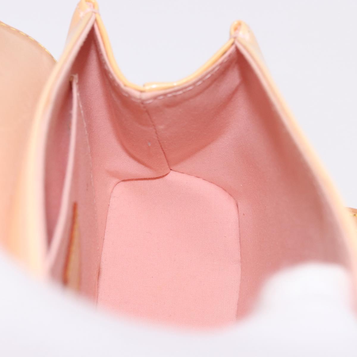 LOUIS VUITTON Vernis Biscayne Bay PM Bag Marshmallow Pink M91288 LV Auth ep14808