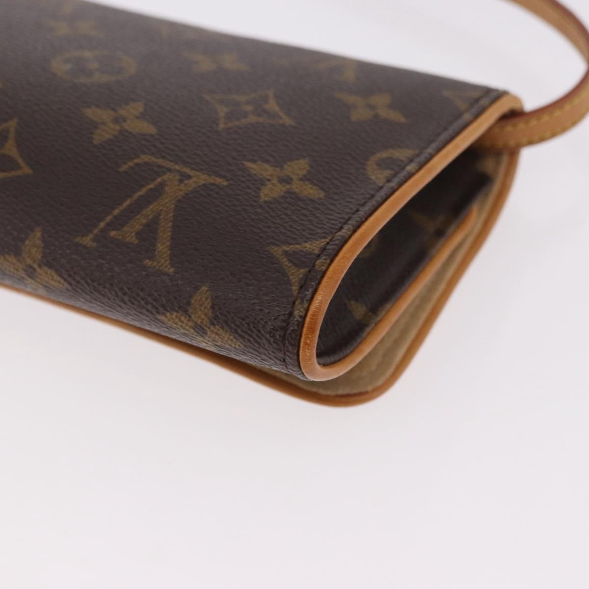 LOUIS VUITTON Monogram Pochette Twin GM Shoulder Bag M51852 LV Auth ep14810