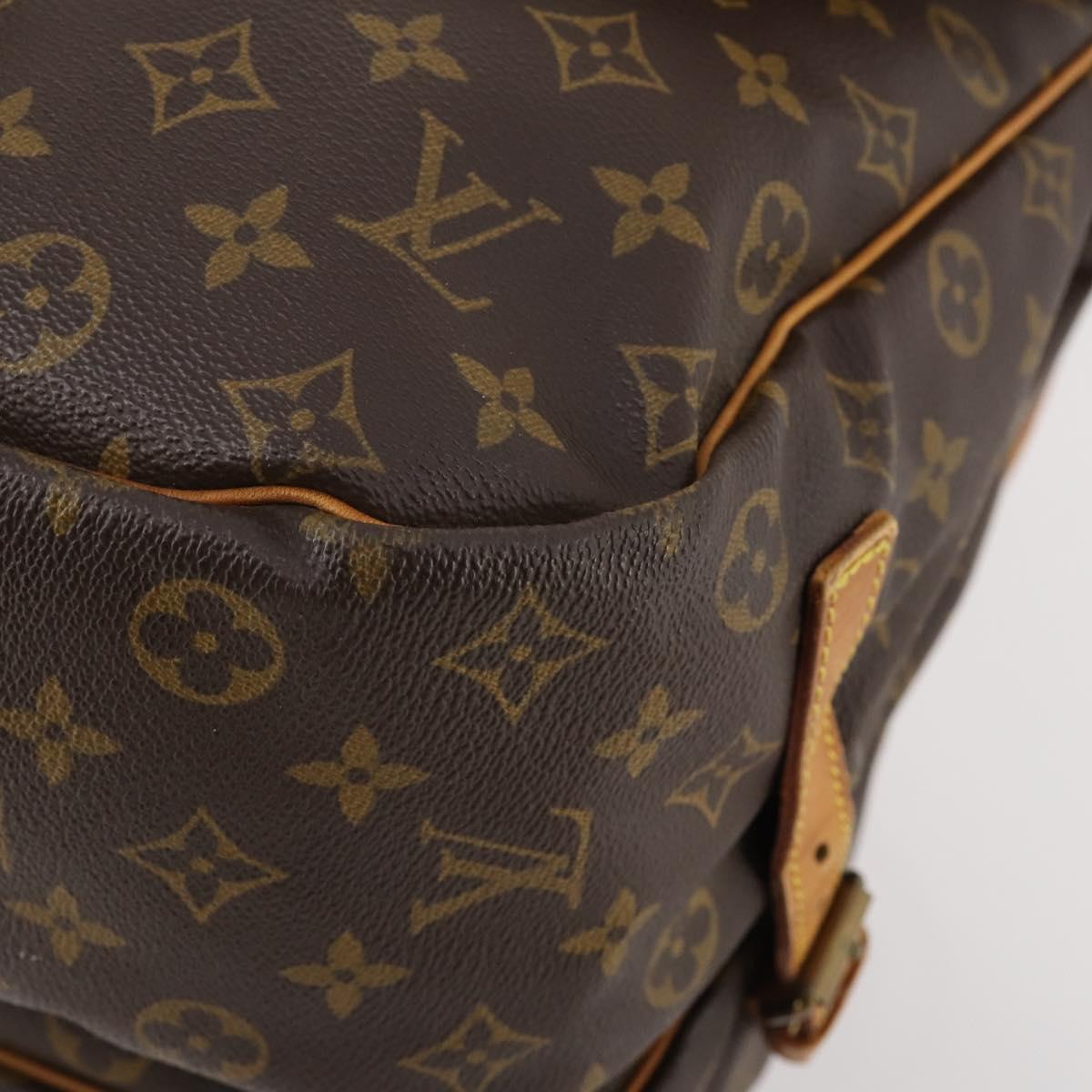 LOUIS VUITTON Monogram Saumur 35 Shoulder Bag M42254 LV Auth ep14817