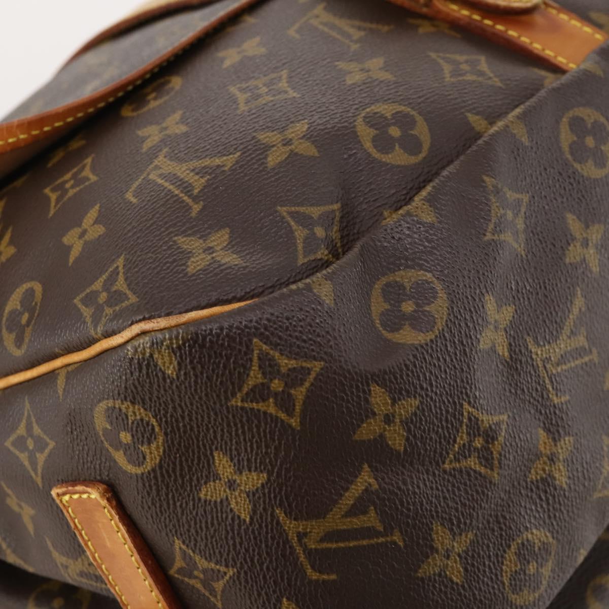 LOUIS VUITTON Monogram Saumur 35 Shoulder Bag M42254 LV Auth ep14817
