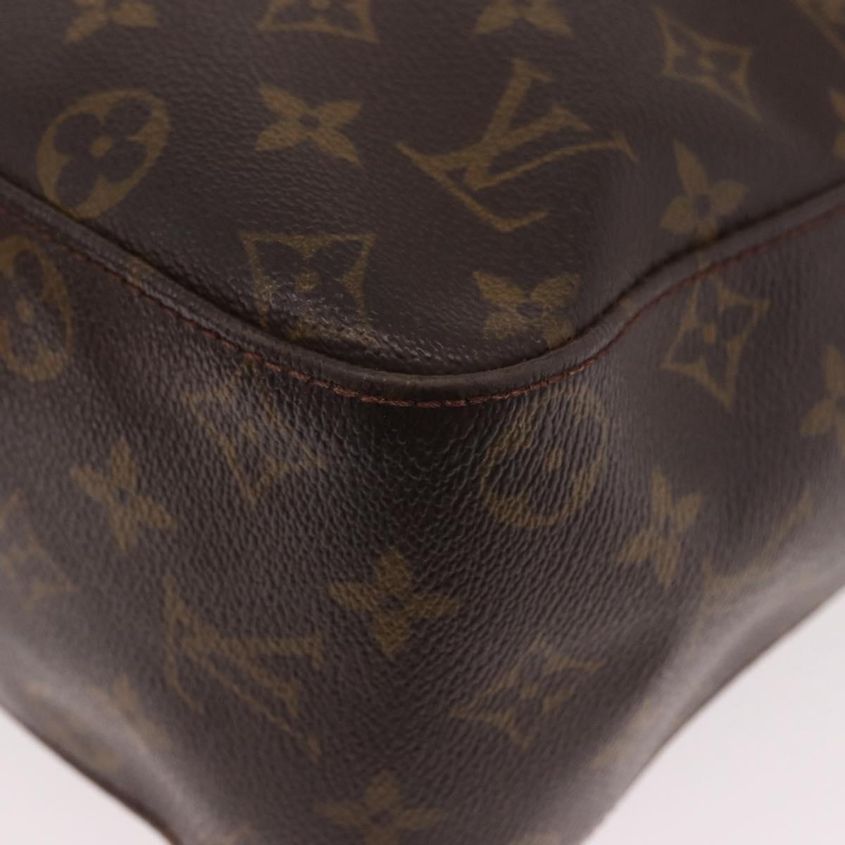 LOUIS VUITTON Monogram Looping GM Shoulder Bag M51145 LV Auth ep14818