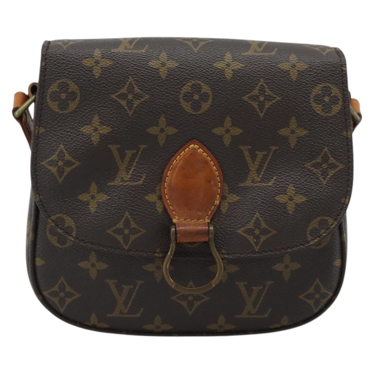 LOUIS VUITTON Monogram Saint Cloud MM Shoulder Bag M51243 LV Auth ep14822