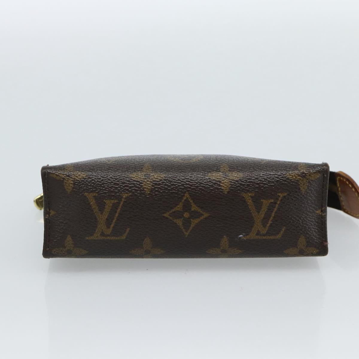 LOUIS VUITTON Monogram Poche Toilette 15 Pouch M47546 LV Auth ep14823