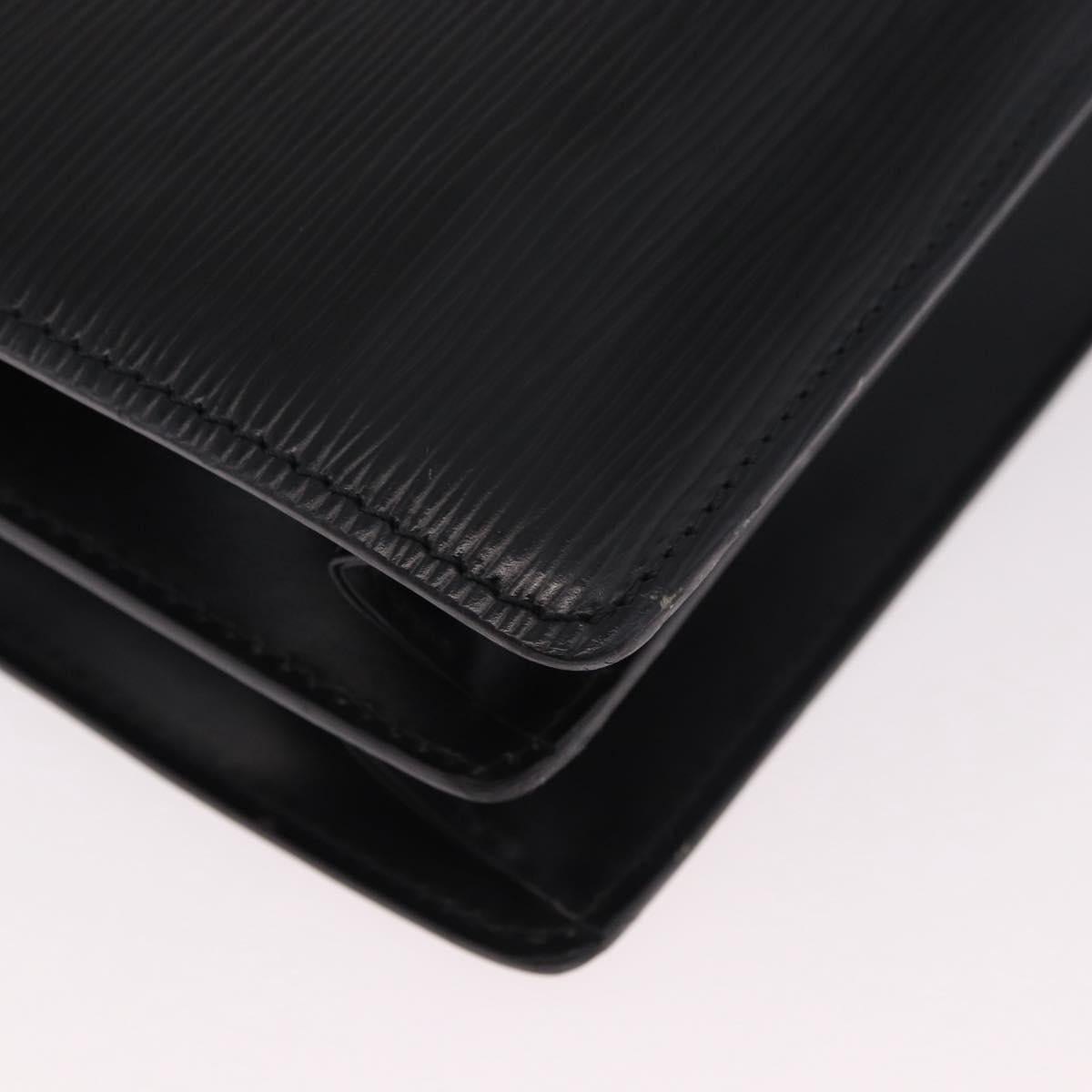 LOUIS VUITTON Epi Capuchin Shoulder Bag Black M52342 LV Auth ep14847