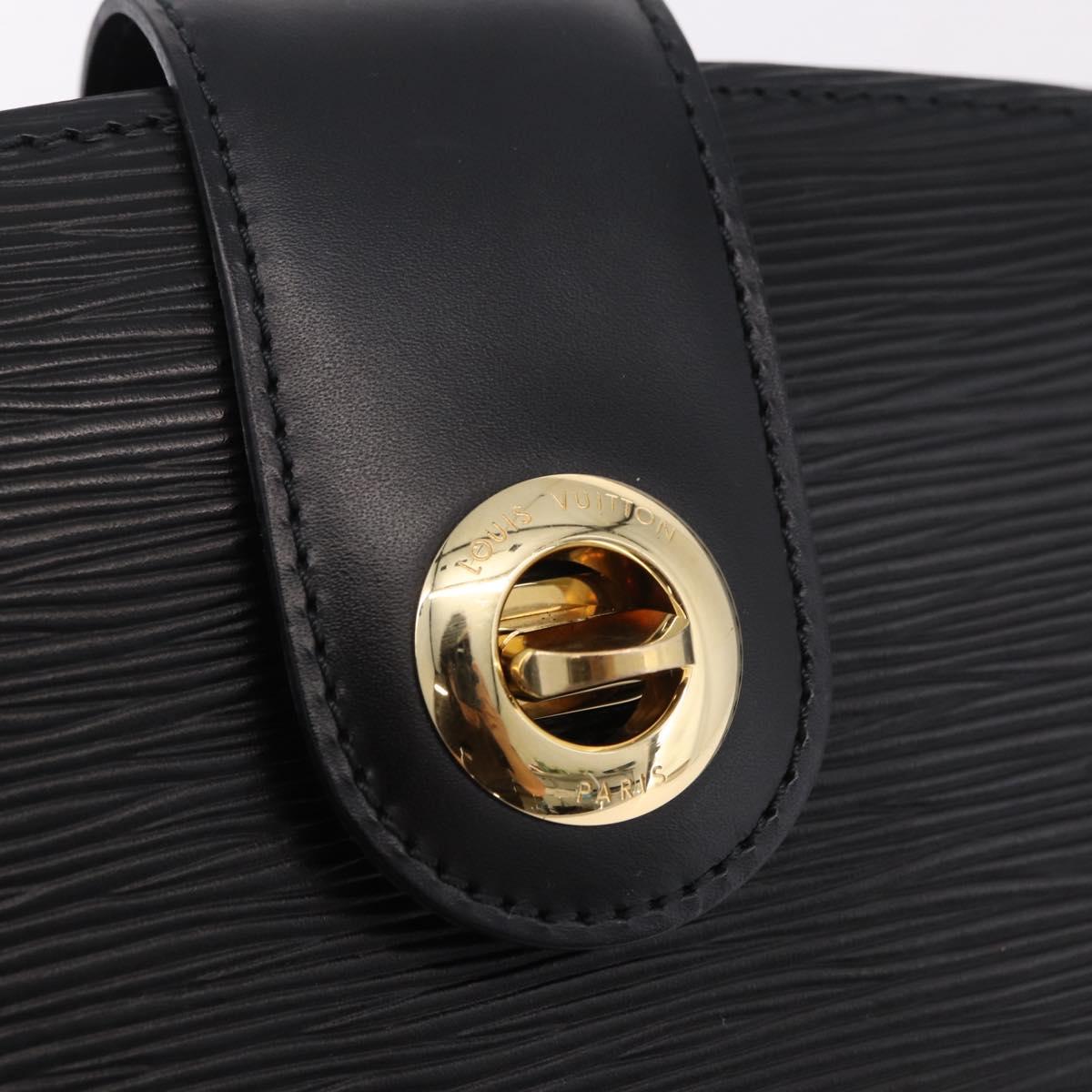 LOUIS VUITTON Epi Capuchin Shoulder Bag Black M52342 LV Auth ep14847