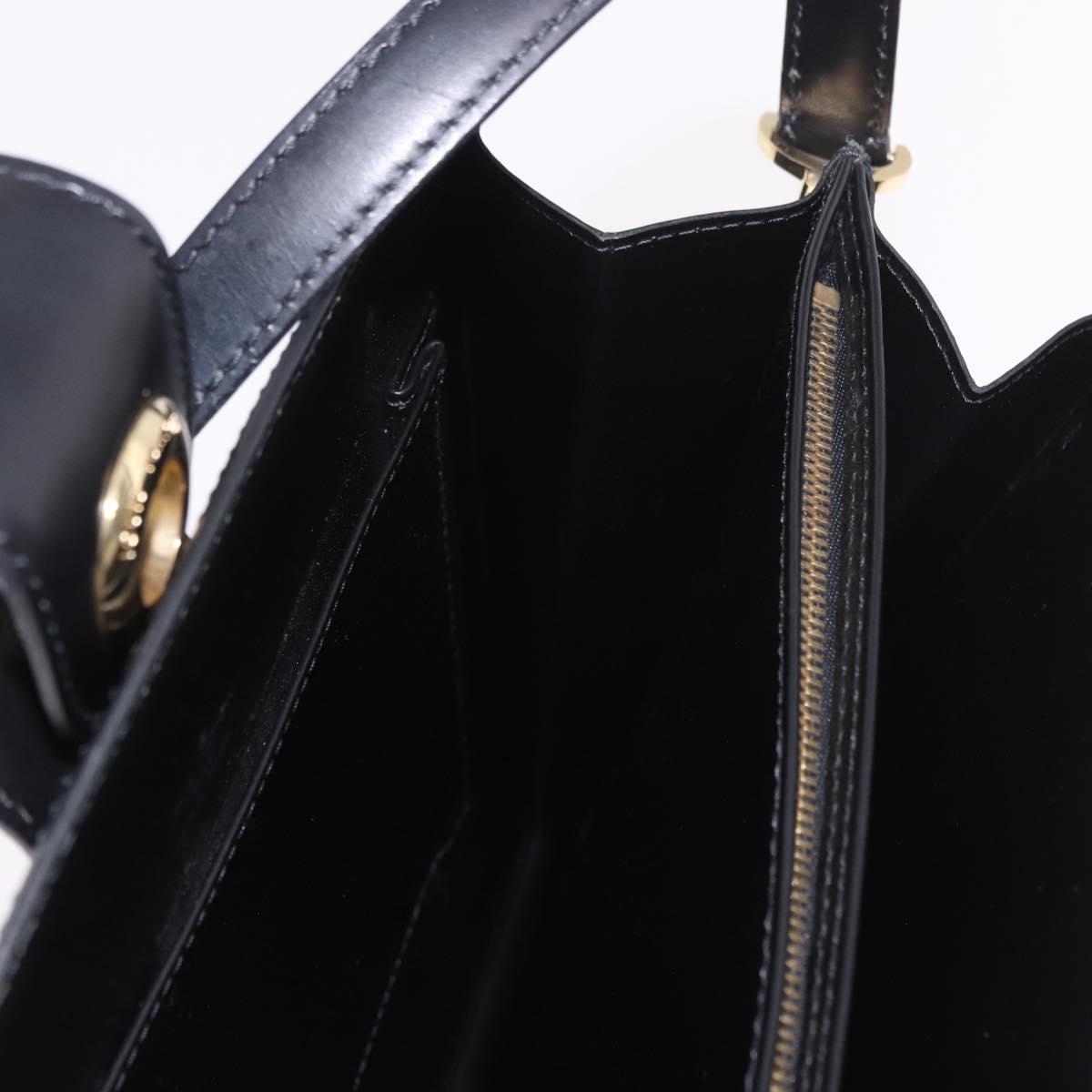 LOUIS VUITTON Epi Capuchin Shoulder Bag Black M52342 LV Auth ep14847