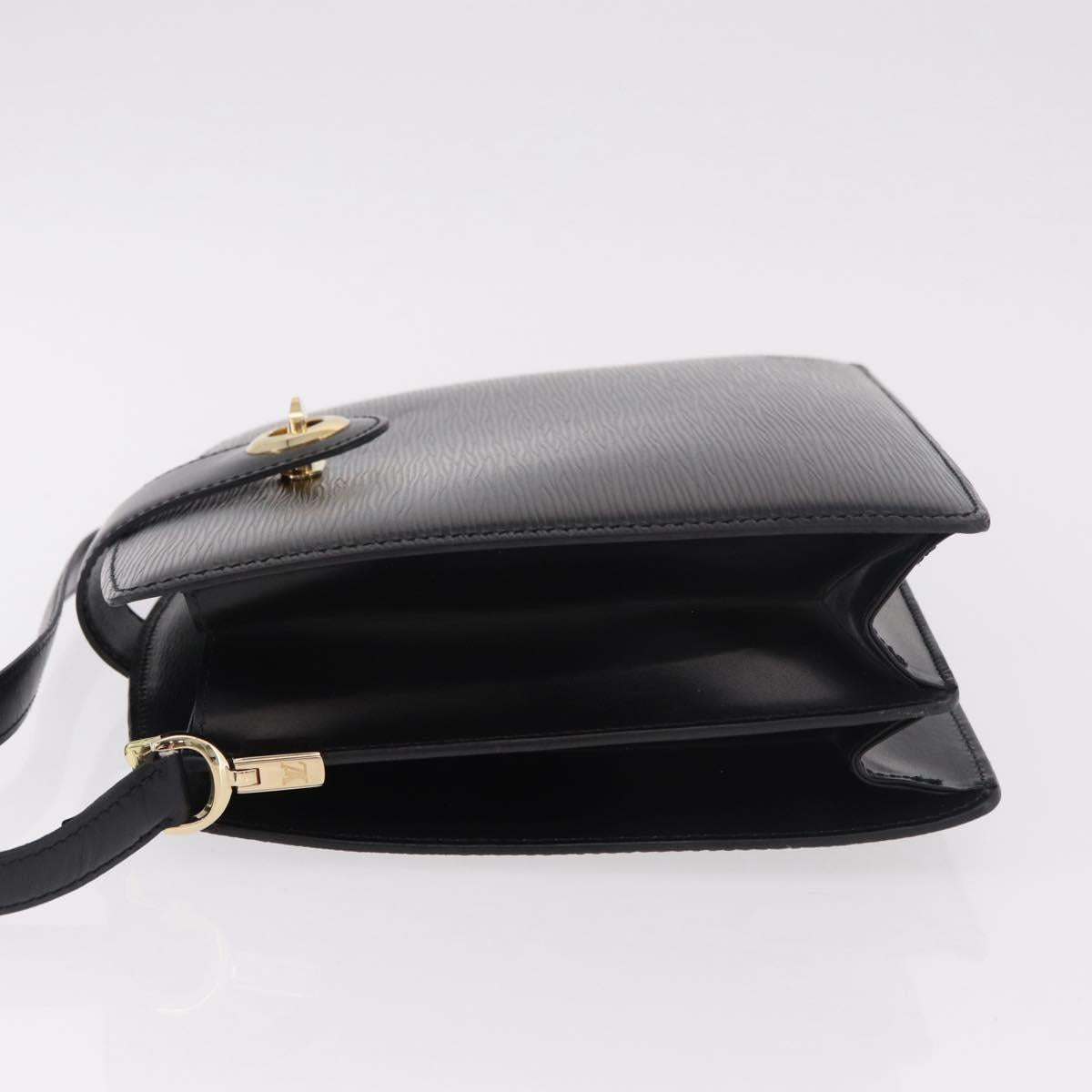 LOUIS VUITTON Epi Capuchin Shoulder Bag Black M52342 LV Auth ep14847