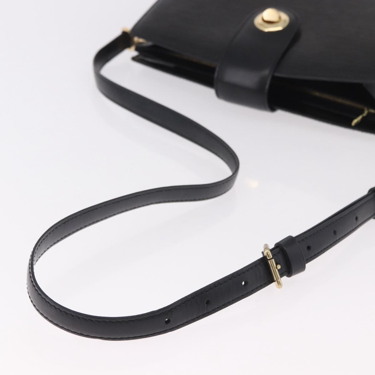 LOUIS VUITTON Epi Capuchin Shoulder Bag Black M52342 LV Auth ep14847
