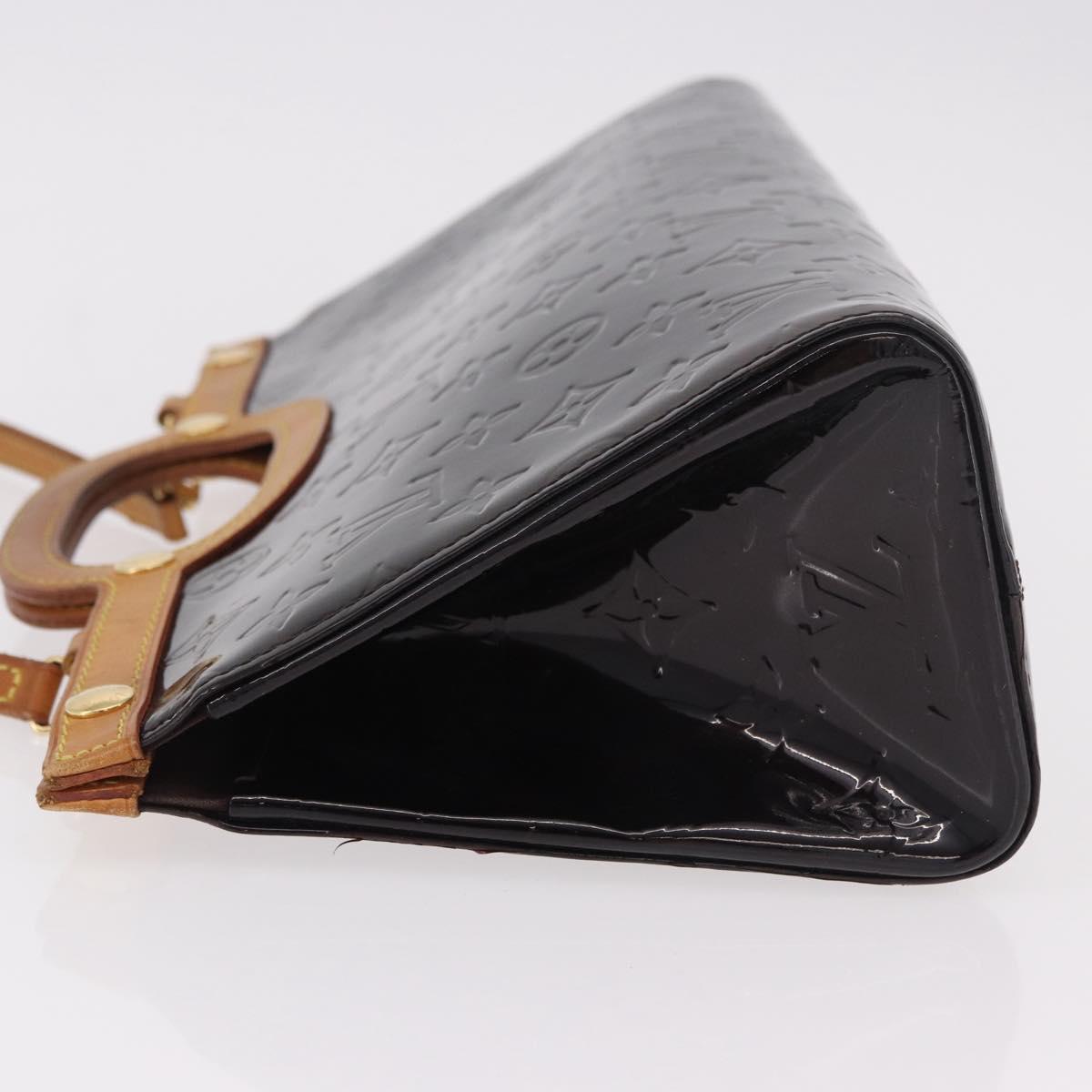 LOUIS VUITTON Vernis Roxbury Drive Hand Bag Amarante M91995 LV Auth ep14852