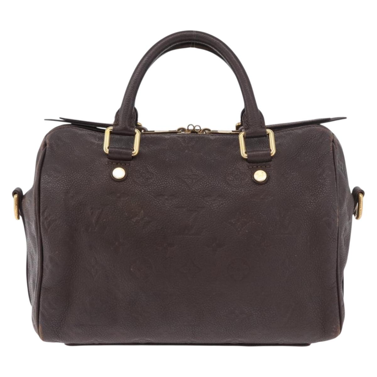 LOUIS VUITTON Empreinte Speedy Bandouliere 25 Bag 2way Tail M40761 Auth ep14854
