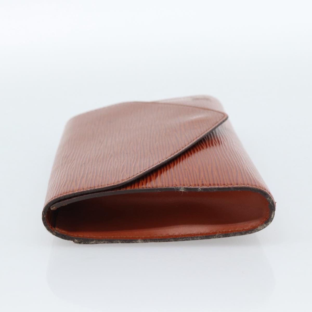 LOUIS VUITTON Epi Art Deco Clutch Bag Brown M52633 LV Auth ep14856