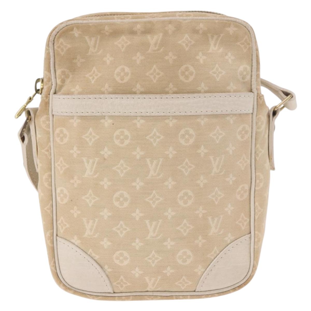 LOUIS VUITTON Monogram Mini Lin Danube Shoulder Bag Dunne M95318 LV Auth ep14858