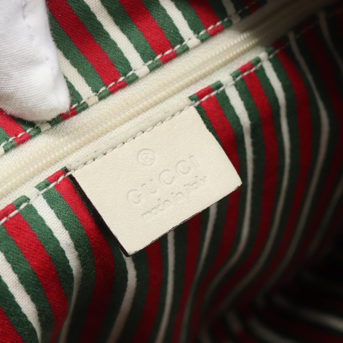 GUCCI GG Canvas Newbrit Shoulder Bag Beige Gold 169998 Auth ep14864