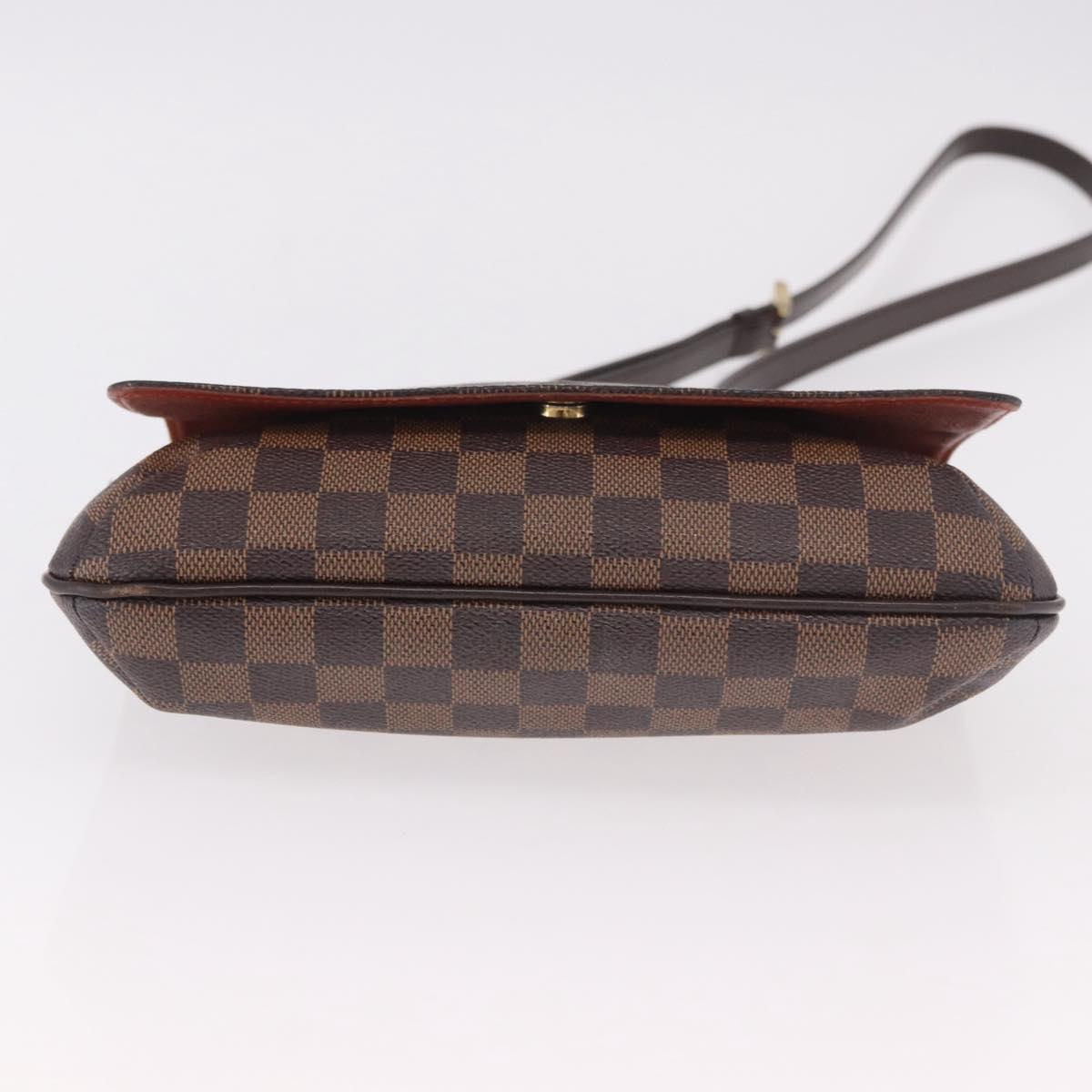LOUIS VUITTON Damier Ebene Musette Tango Shoulder Bag N51301 LV Auth ep14865