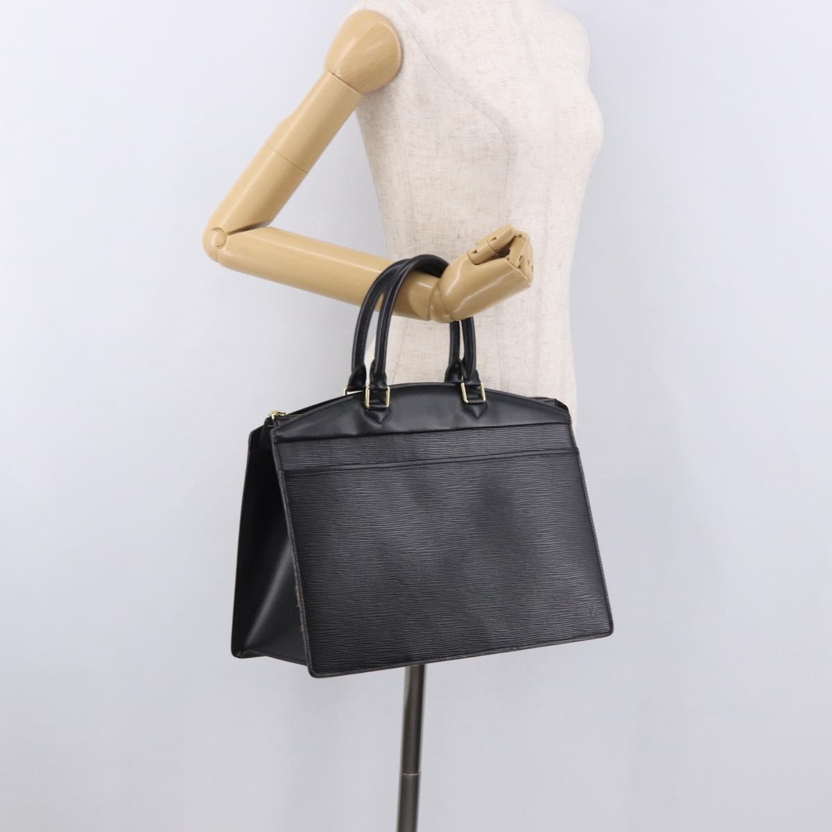 LOUIS VUITTON Epi Riviera Hand Bag Black M48182 LV Auth ep14869