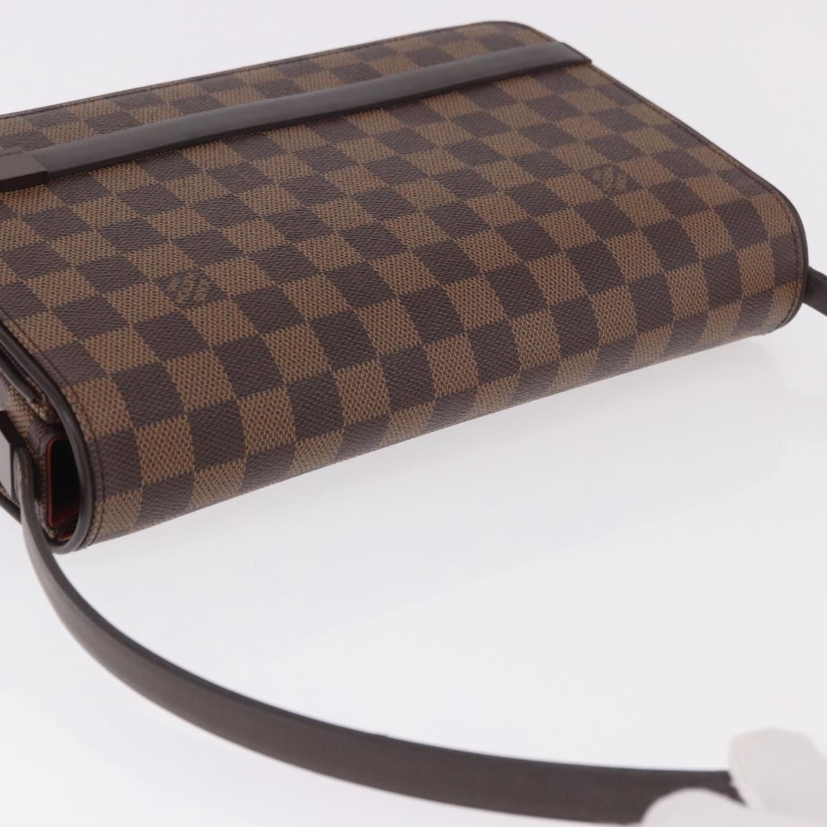 LOUIS VUITTON Damier Ebene Tribeca Ron Shoulder Bag N51160 LV Auth ep14870V