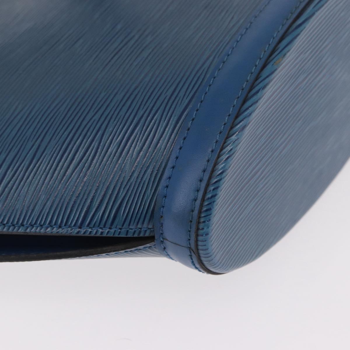 LOUIS VUITTON Epi Saint Jacques Shoulder Bag Blue M52275 LV Auth ep14878