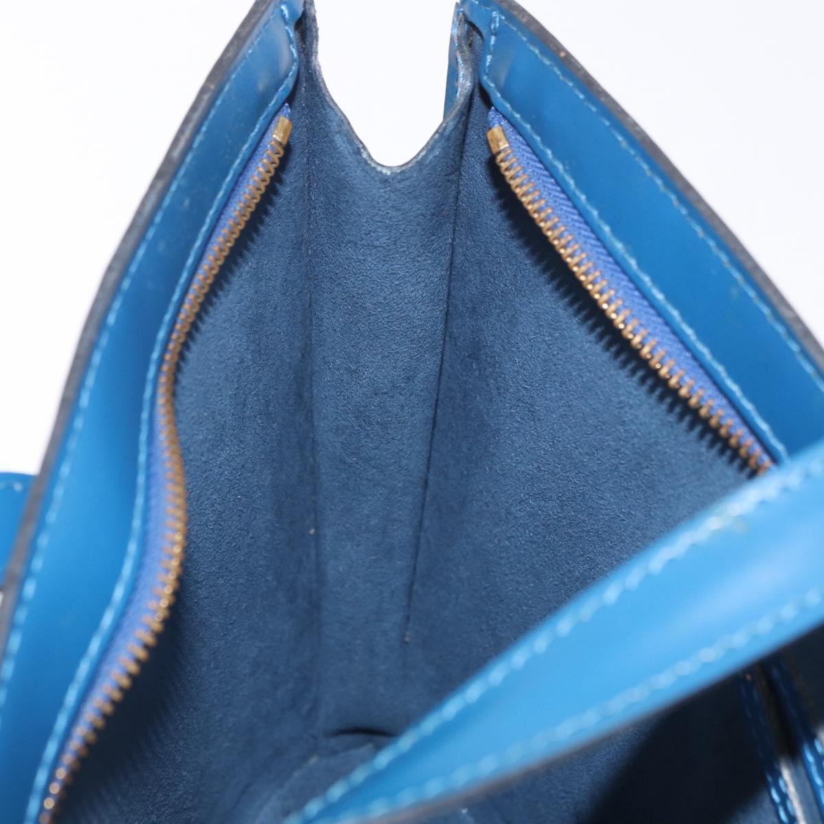 LOUIS VUITTON Epi Saint Jacques Shoulder Bag Blue M52275 LV Auth ep14878