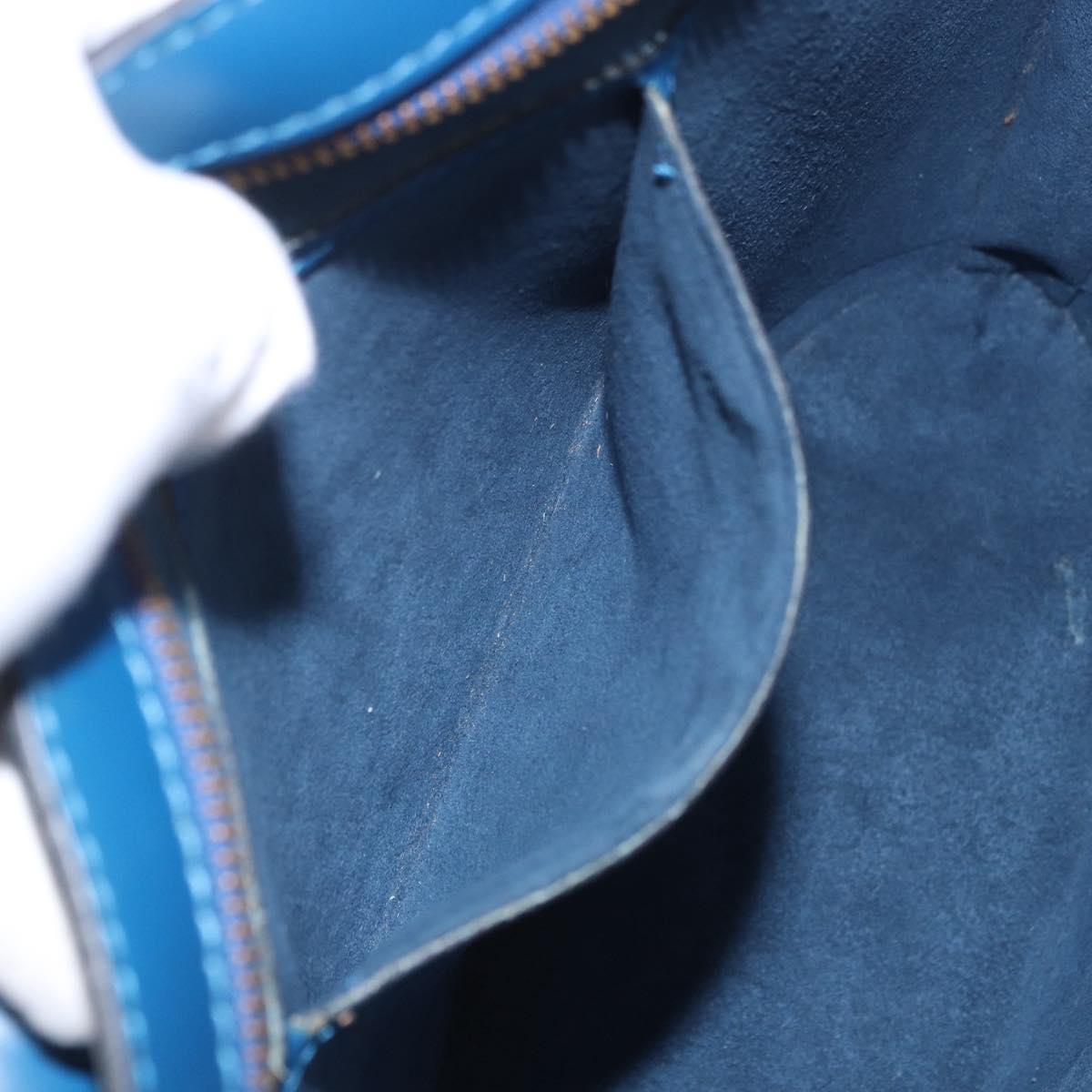 LOUIS VUITTON Epi Saint Jacques Shoulder Bag Blue M52275 LV Auth ep14878