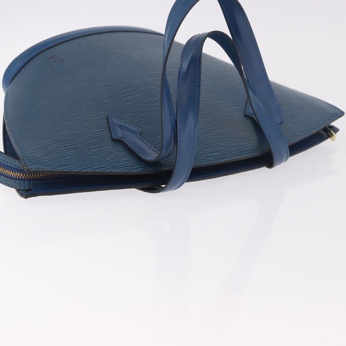 LOUIS VUITTON Epi Saint Jacques Shoulder Bag Blue M52275 LV Auth ep14878