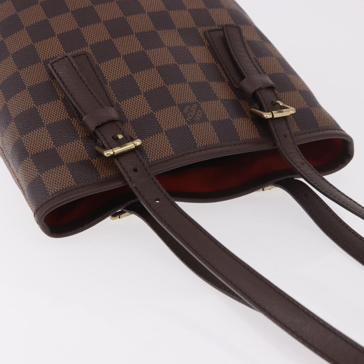 LOUIS VUITTON Damier Ebene Marais Shoulder Bag N42240 LV Auth ep14884V