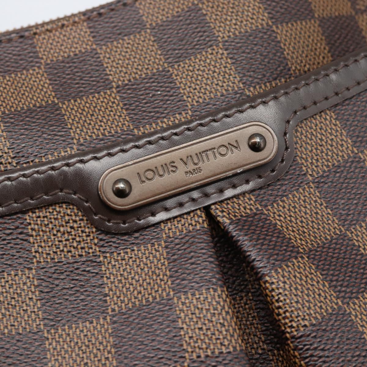 LOUIS VUITTON Damier Ebene Bloomsbury PM Shoulder Bag N42251 LV Auth ep14889V